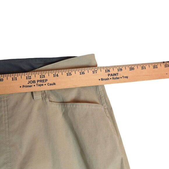 Eddie Bauer Men’s 34x30 Tan Nylon Blend Travel Pants Lightweight Stretch Comfort - Picture 6 of 8